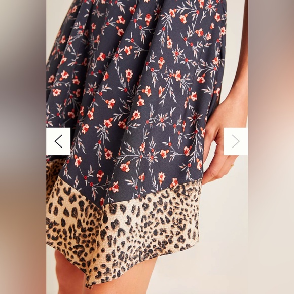 Rebecca Taylor Scarlett Tie-Sleeved Mini Dress - Picture 4 of 11